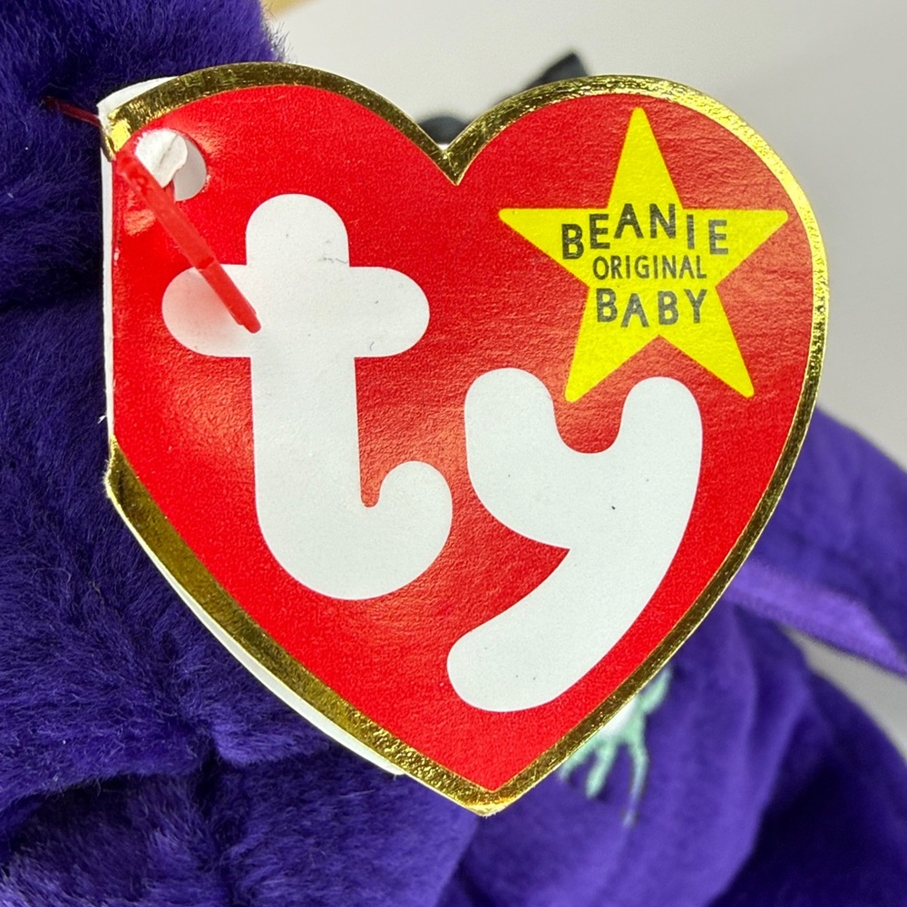 👑❤️No Tush Stamp - 1997 Princess Diana Beanie Baby - China PE - MWMT - Picture 14 of 16